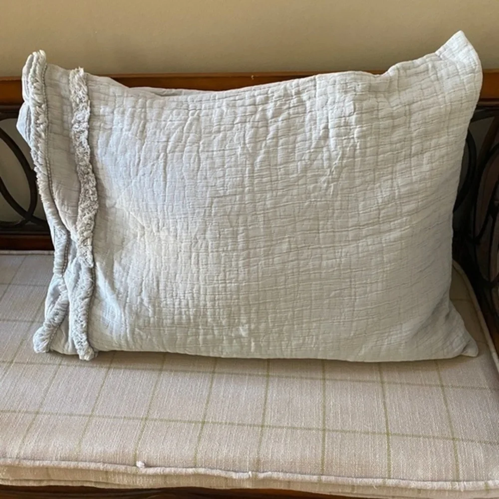Anthropologie Grey Landyn Pillow Sham